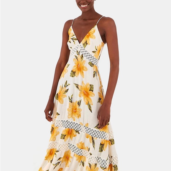 NWT Farm Rio Menina de Flor Maxi Dress - Picture 4 of 7